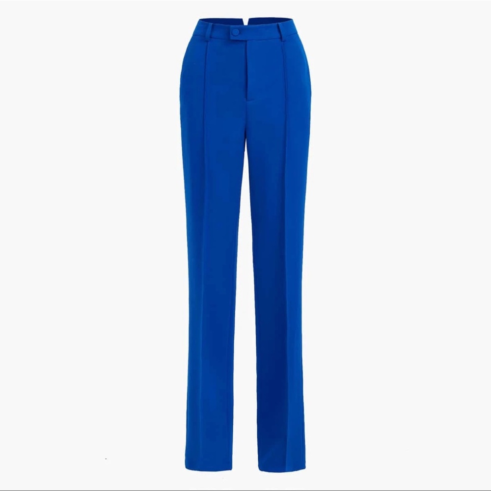 MOTF High-Waist Tailored Trousers | Royal Blue | Women's Size Small | 🆕